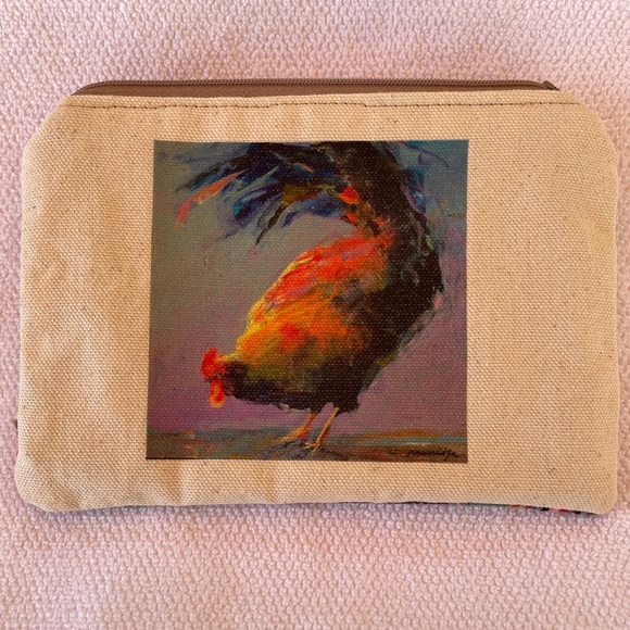 Zipper Bag By Janet McKinstry. Approximately 7” x 5”NWT - Picture 3 of 8